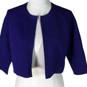 Joseph Women's Royal Blue Open-Front Sweater